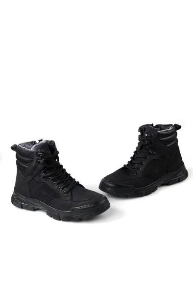 White World 411 Ortopedik Erkek Çocuk Kürklü Deri Bot - 4