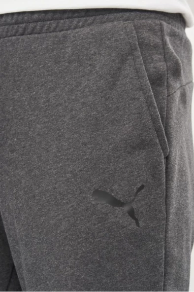 Puma ESS Logo Pants 586716 95 Erkek Eşofman Altı Gri S-XXL - 5
