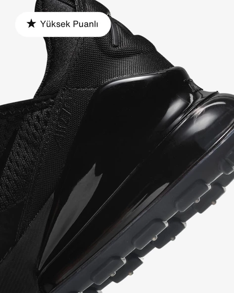 Nike Air Max 270 siyah erkek spor ayakkabı - 5