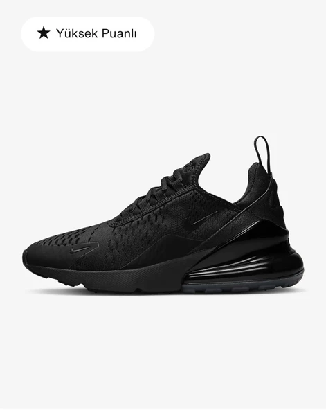 Nike Air Max 270 siyah erkek spor ayakkabı - 3