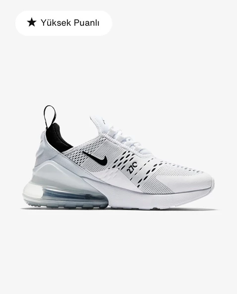 Nike Air Max 270 Beyaz Erkek Spor Ayakkabı - 2