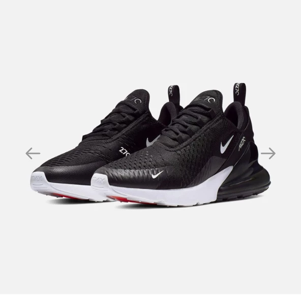 Nike Air Max 270 Siyah beyaz Erkek Spor ayakkabı