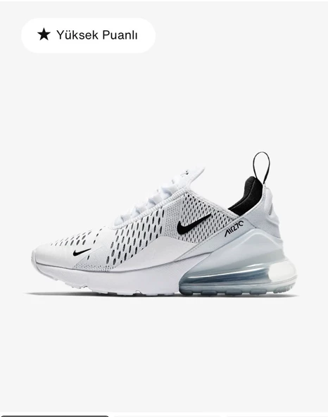 Nike Air Max 270 Beyaz Erkek Spor Ayakkabı - 3
