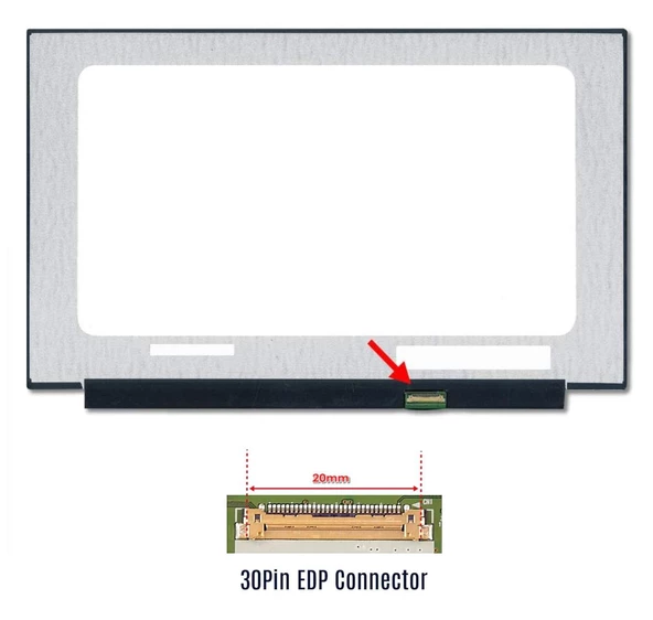 LP156WF9-SPK1 Ekran 15.6 Slim 30 pin Panel IPS 350mm