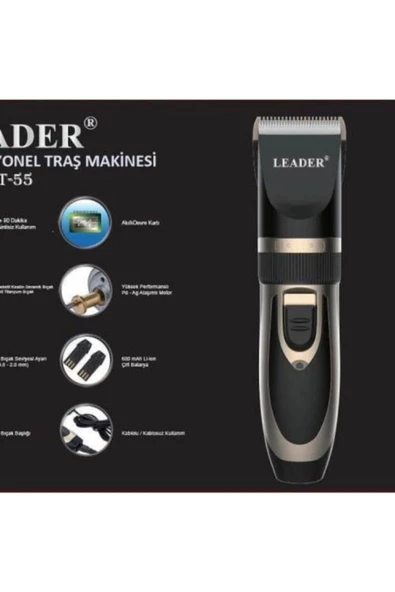 LEADER LT-55 SİYAH TIRAŞ MAKİNESİ - 2