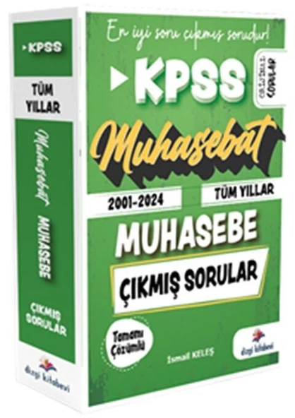 Dizgi Kitap Muhasebat KPSS A Sayıştay Tamamı Çözümlü Tüm Yıllar 2001-2024 Çıkmış Muhasebe Soruları