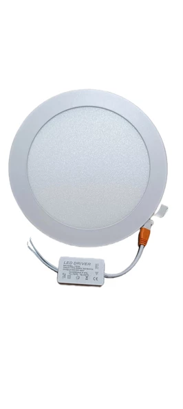 Gecem Yuvarlak Sıva Altı Led Panel Spot 15W 6000K