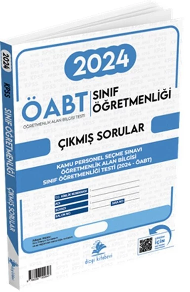 Dizgi Kitap 2024 ÖABT Sınıf Öğretmenliği Video Çözümlü Sınavı Tek Fasikül Orijinal Çıkmış Sorular - 1