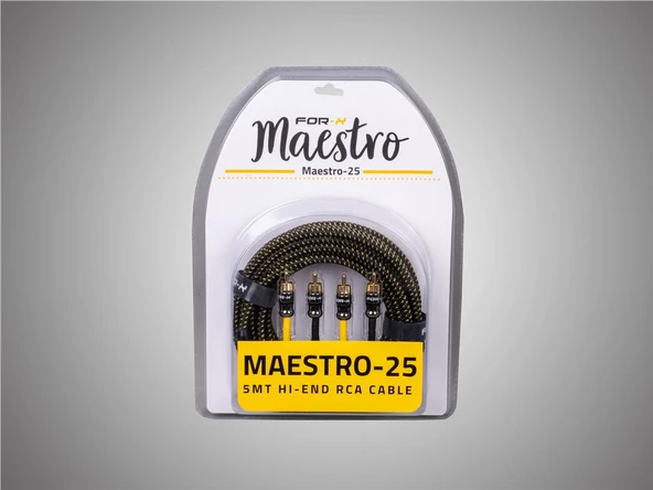 FOR-X MAESTRO-25 RCA KABLO 5 METRE