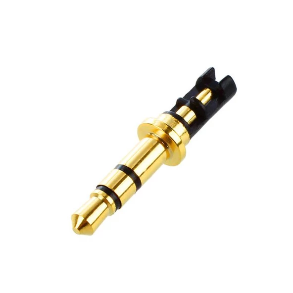 PLX-18361 Şase Aux Jack Fiş 3.5mm 2 Boğum Gold Karkas