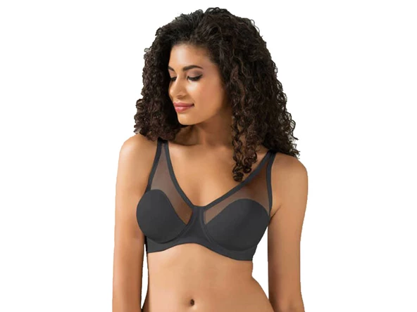 c cup desteksiz siyah sütyen ürün görseli