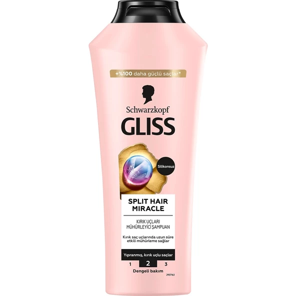 Schwarzkopf Gliss Split Hair Miracle Kırık Uçları Mühürleyen Şampuan 400 Ml - 2