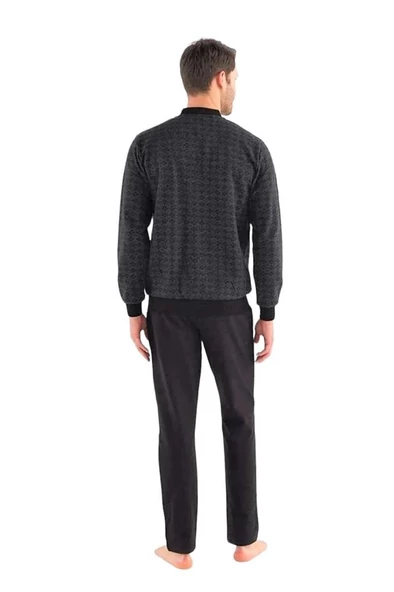 Mod Collection Boydan Fermuarlı Kışlık Erkek Eşofman Takım - 7