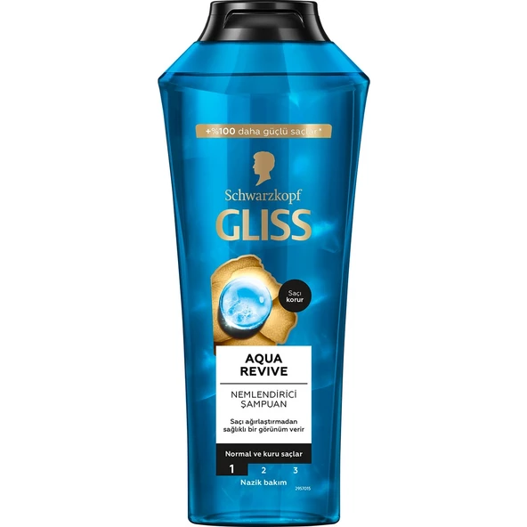 Schwarzkopf Gliss Aqua Revive Nemlendirici Şampuan 400 Ml - 2