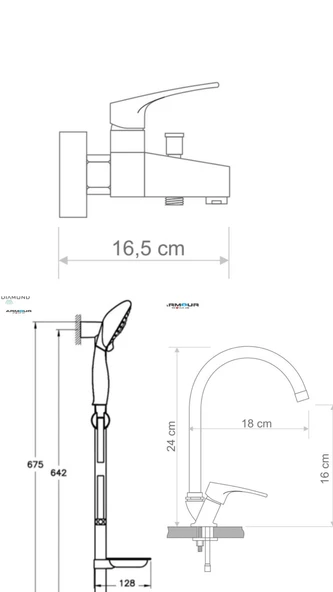 siyah banyo bataryası seti - 5