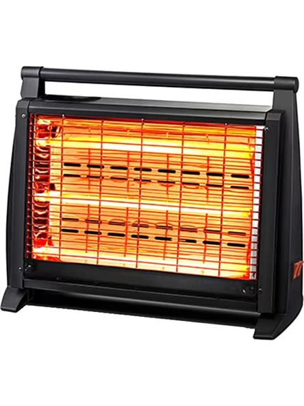 KUMTEL LX-2832 DELUXE SOBA TİPİ SİYAH ISITICI 1500W