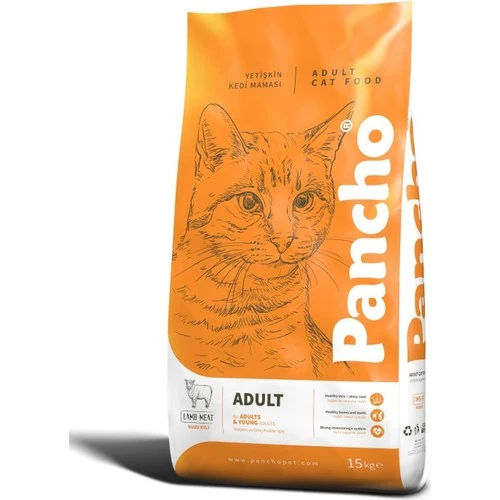 Pancho Kuzu Etli Yetişkin Kedi Maması 15KG.