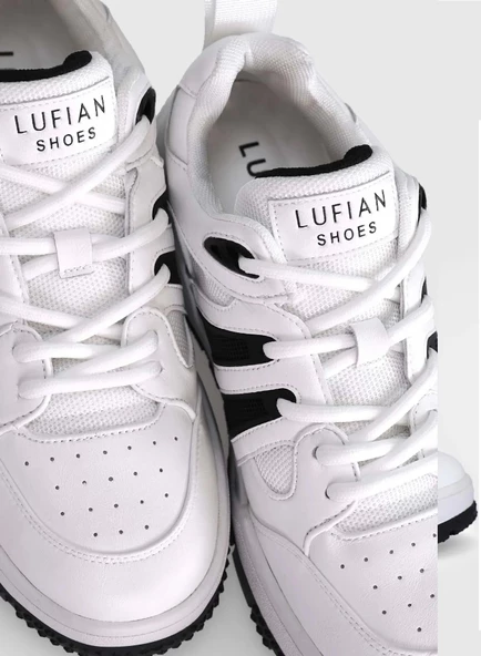 Lufian 111230252 Edgar Casual Erkek Deri Sneaker Ayakkabı Beyaz - 5