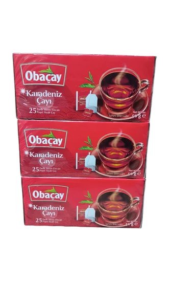 Obaçay Karadeniz Çayı Bardak Poşet 25 x 2gr