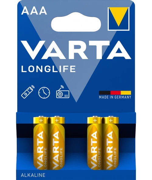 Varta Longlife Alkalin İnce Kalem Pil AAA