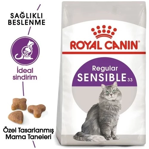 Royal Canin Sensible 33 2 kg Hassas Yetişkin Kuru Kedi Maması - 2