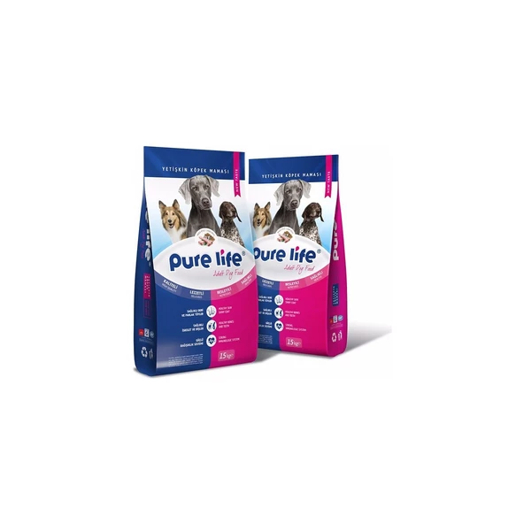 Pure Life Kuzu Etli Pirinçli Yetişkin Köpek Maması 15 Kg+1 kg HEDİYELİ ÜRÜN