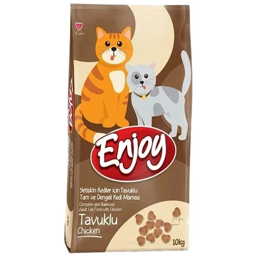 Enjoy Tavuklu Yetişkin Kedi Maması 10 Kg