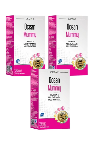 Ocean Mummy 30 Softjel Kapsül x 3 Adet