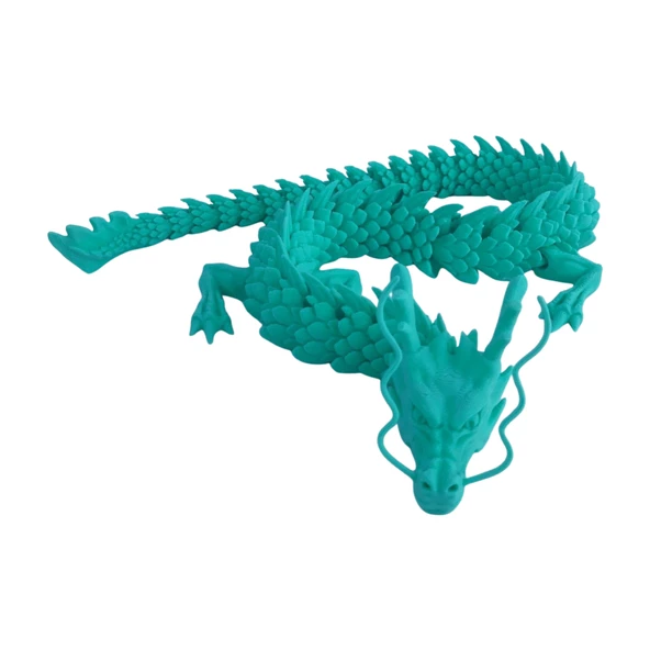 3D Hareketli Ejderha Figürlü Oyuncak - Turkuaz - 4