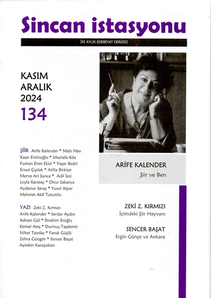 Sincan İstasyonu Dergi 134.Sayı Kasım-Aralık 2024 ürün görseli 1