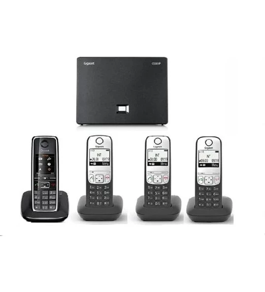 Gigaset Analog & Ip 4 Dahili Dect Telsiz Kablosuz Telefon Santrali C530-A690