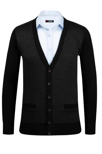 Erkek Büyük Beden V Yaka Triko Hırka Düğmeli 5014MB BGL-ST04040 ürün görseli