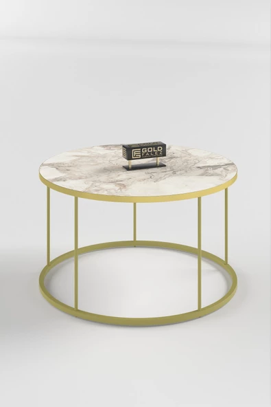 ORTA SEHPA VE ZİGON SEHPA TERRA SET GOLD EFES - Resim 3