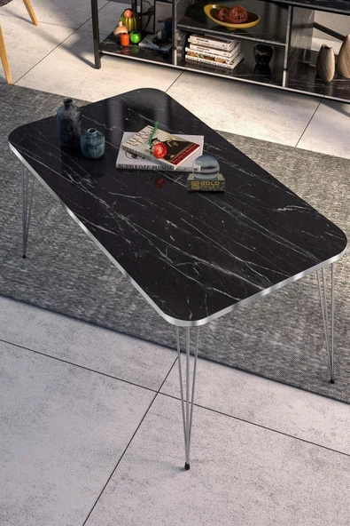 Zigon Sehpa Kr Ve Orta Sehpa Kr Set Gümüş Bendir Tel - Resim 3