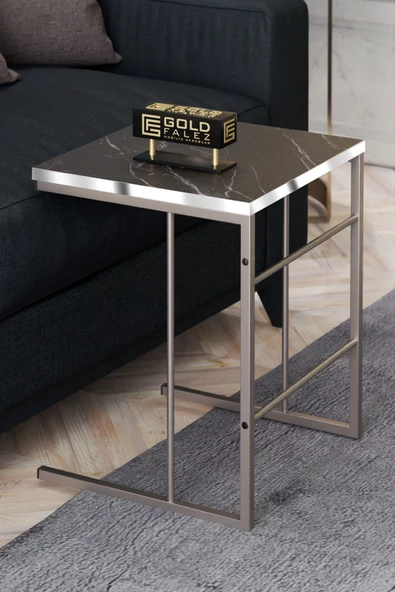 ORTA SEHPA VE ZİGON SEHPA SOLO SET GÜMÜŞ BENDİR - Resim 3