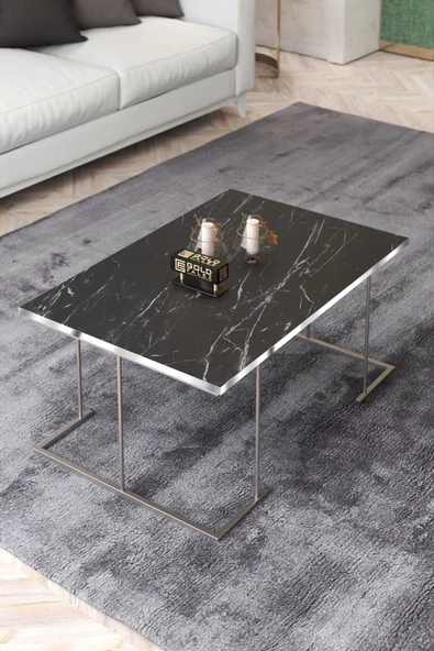 ORTA SEHPA VE ZİGON SEHPA SOLO SET GÜMÜŞ BENDİR - Resim 2