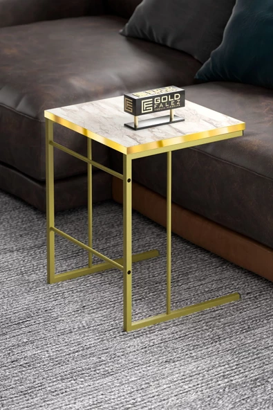 ORTA SEHPA VE ZİGON SEHPA SOLO SET GOLD EFES - Resim 3