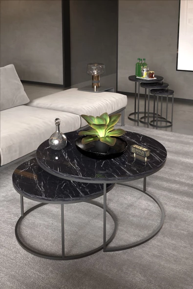 ORTA SEHPA VE ZİGON SEHPA SET İKİLİ LÜX C ZİGON BENDİR - Resim 4