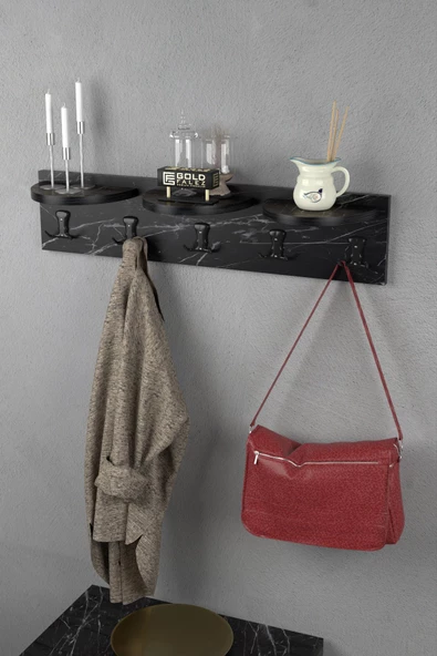Askılık Duvar Elbise Askılığı Portmanto Bendir 80 Cm - 3