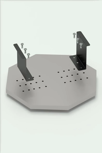 Yan Sehpa Ayarlanabilir Tepsi Dekoratif Modern Tepsi SEKİZGEN Ceviz - Resim 5