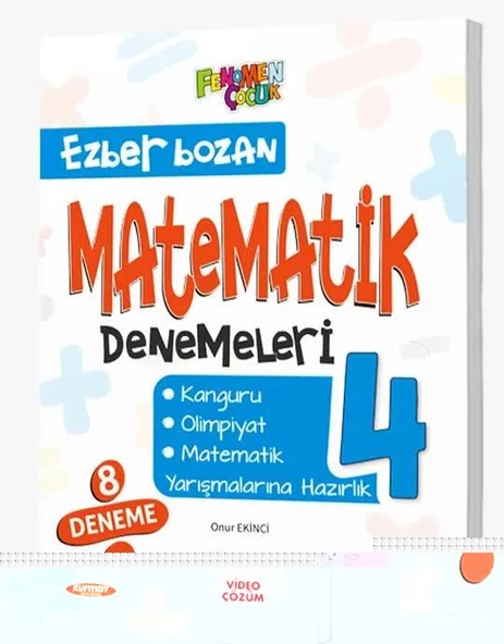 Fenomen 4.Sınıf Matematik Ezberbozan Denemeleri 2025