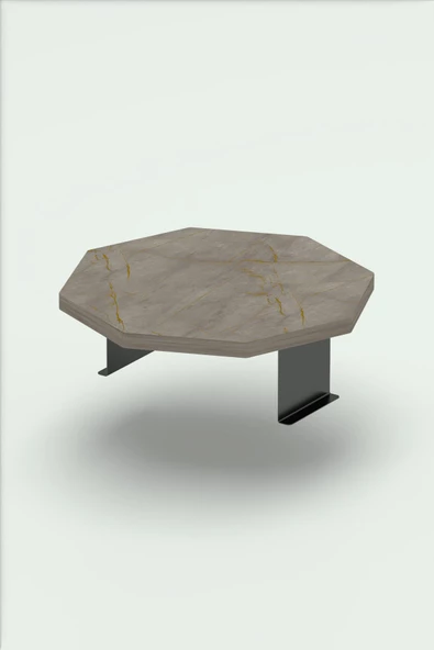 Yan Sehpa Ayarlanabilir Tepsi Dekoratif Modern Tepsi SEKİZGEN Gordion - 5