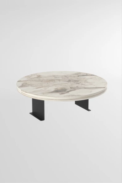 Yan Sehpa Ayarlanabilir Tepsi Dekoratif Modern Tepsi Efes - 4