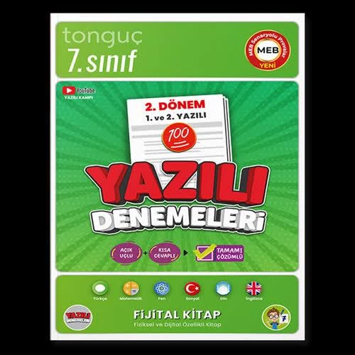 Tonguç 7. Sınıf Yazılı Denemeleri 2. Dönem 1 ve 2. Yazılı 2024