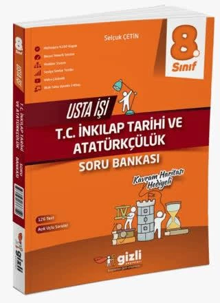 Gizli Usta İşi 8.Sınıf T.C İnkılap Tarihi Ve Atatrükçülük Soru Bankası