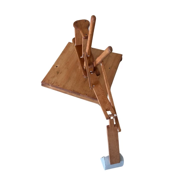 MukoToys Ahşap Ekskavatör,Montessori Çocuk Gelişimi İçin Ahşap Kepçe - 6