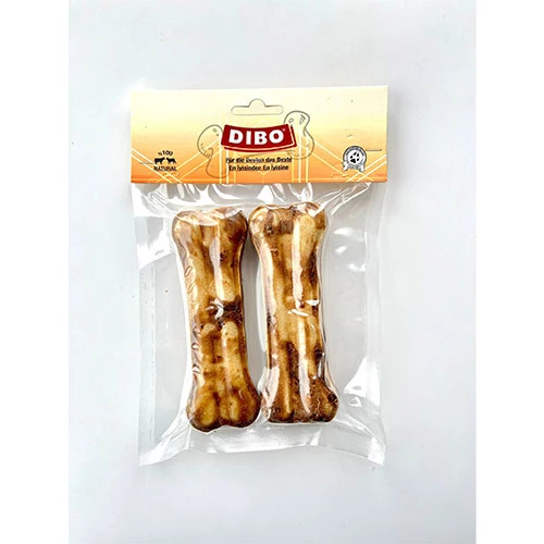 Dibo Ciğerli Natürel Press Kemik Köpek Ödülü 2'li 75-80 Gr 13 Cm