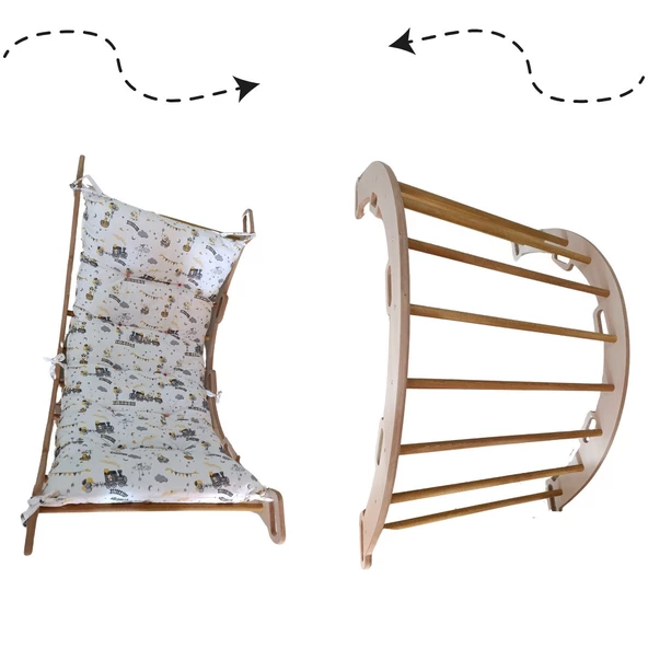 MukoToys Sallanan Çocuk Yatağı, Montessori Çocuk Yatağı - 2