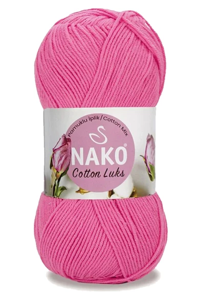 5 Adet Cotton Lüks Yelek Tunik Kazak Bluz Hırka İpi Yünü Koyu Pembe 97550 - 2