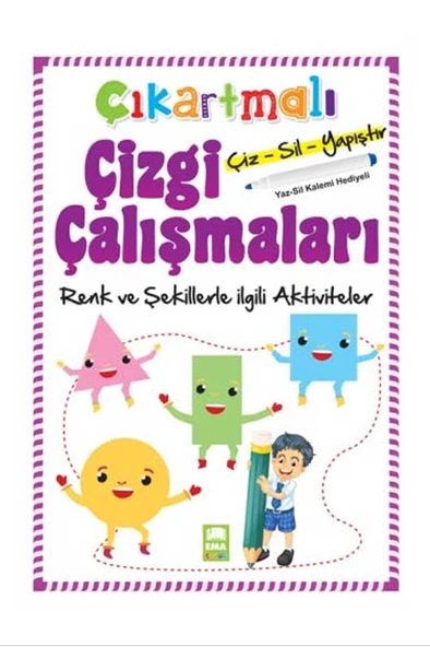 Çıkartmalı Çizgi Çalışmaları Kollektif Ema Çocuk